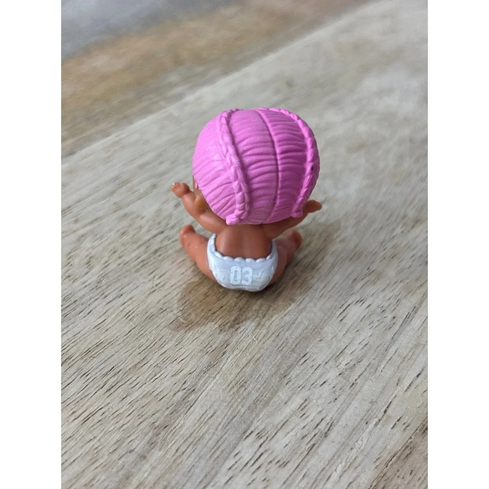 LOL Surprise Lil Sister Baby Doll Pink Braided Hair White Diaper 03 Figure MGA